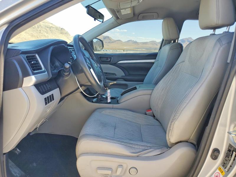 2015 Toyota Highlander VIN 5TDBKRFH1FS200427 COPART salvage auction — FRONT END, Nv - Salvage Title, sold $4,600 on 2026-07-29 (photo 7)