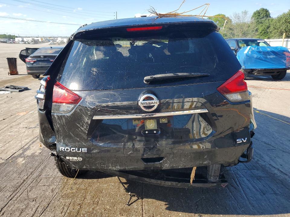 2019 Nissan Rogue VIN JN8AT2MT7KW261691 COPART salvage auction — ROLLOVER, Tn - Non-Repairable Certificate, sold $250 on 2026-07-13 (photo 6)