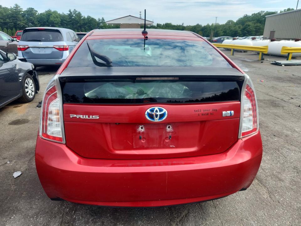 2012 Toyota Prius VIN JTDKN3DU9C1542446 COPART salvage auction — FRONT END, Ri - Salvage Certificate Of Title, sold $1,700 on 2026-07-16 (photo 6)
