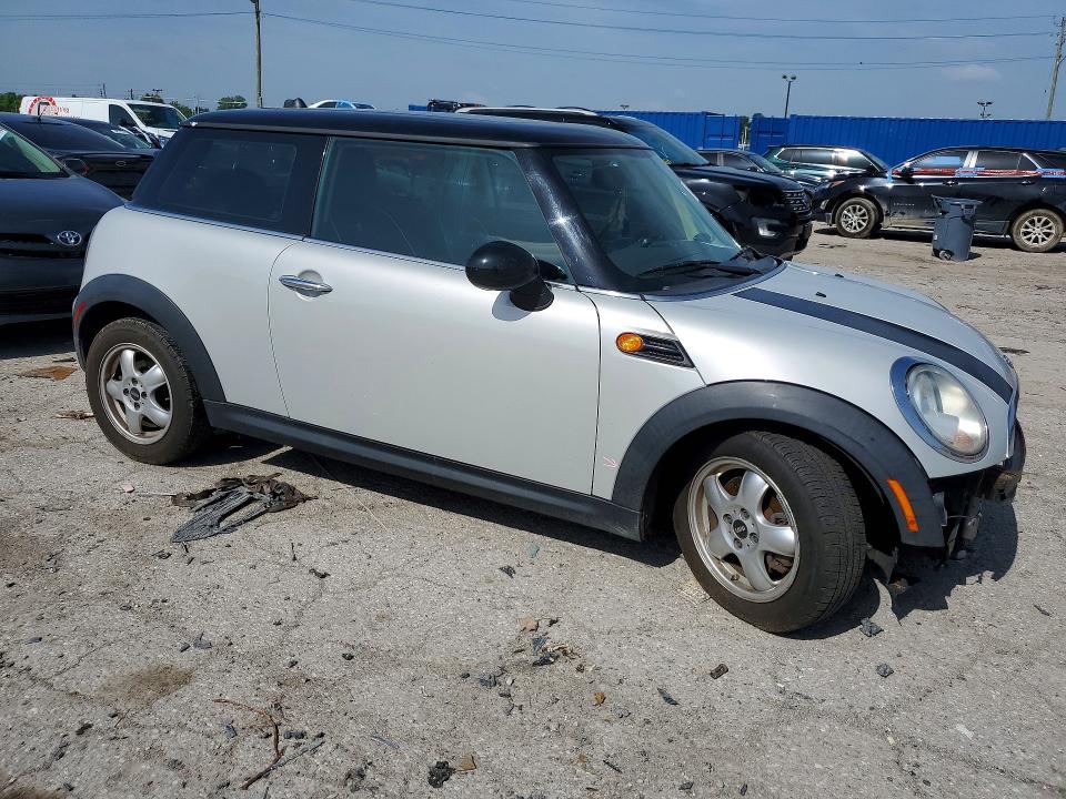 2011 Mini Cooper VIN WMWSU3C56BT096804 COPART salvage auction — FRONT END, In - Cert Of Title-Salvage Title, sold $275 on 2026-07-17 (photo 4)