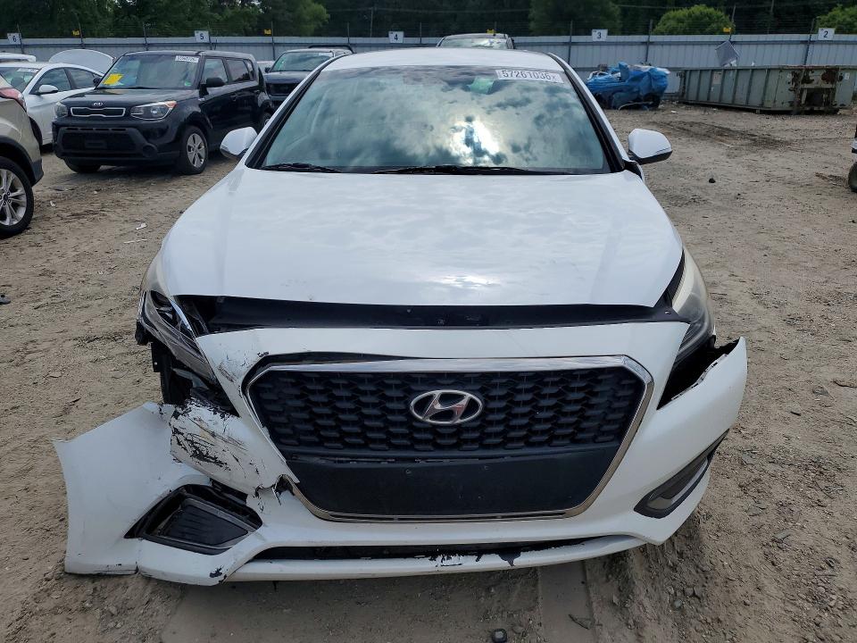2016 Hyundai Sonata VIN KMHE24L14GA040691 COPART salvage auction — FRONT END, Va - Cert Of Title - Salvage, sold $2,050 on 2026-07-28 (photo 5)