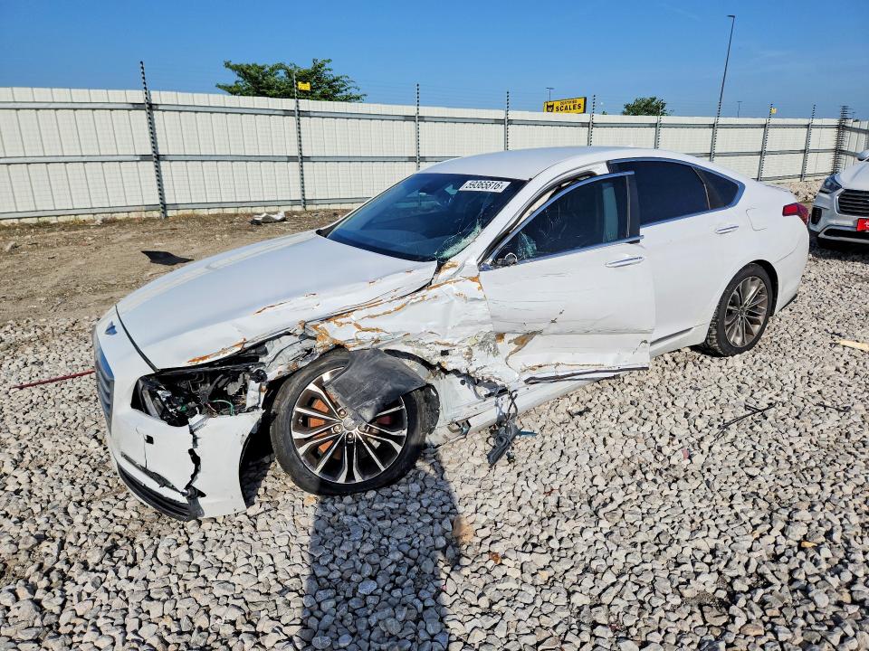 2015 Hyundai Genesis VIN KMHGN4JE2FU091674 COPART salvage auction — SIDE, Mo - Cert Of Title-Prior Salvage, sold $625 on 2026-07-13 (photo 1)