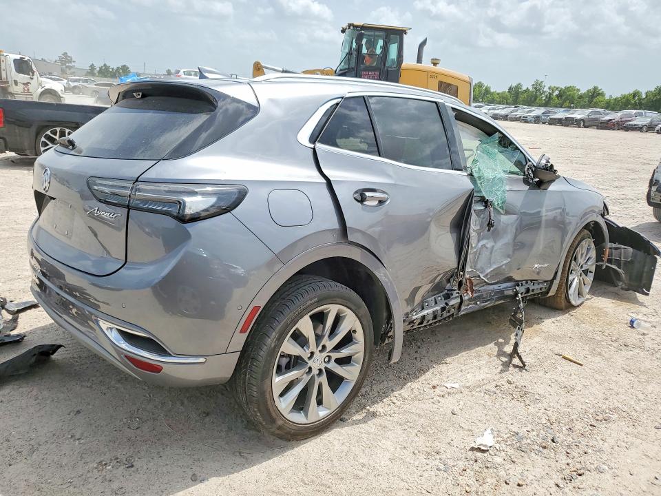 2022 Buick Envision VIN LRBFZSR42ND021190 COPART salvage auction — FRONT END, Tx - Salvage Vehicle Title, sold $800 on 2026-07-10 (photo 3)