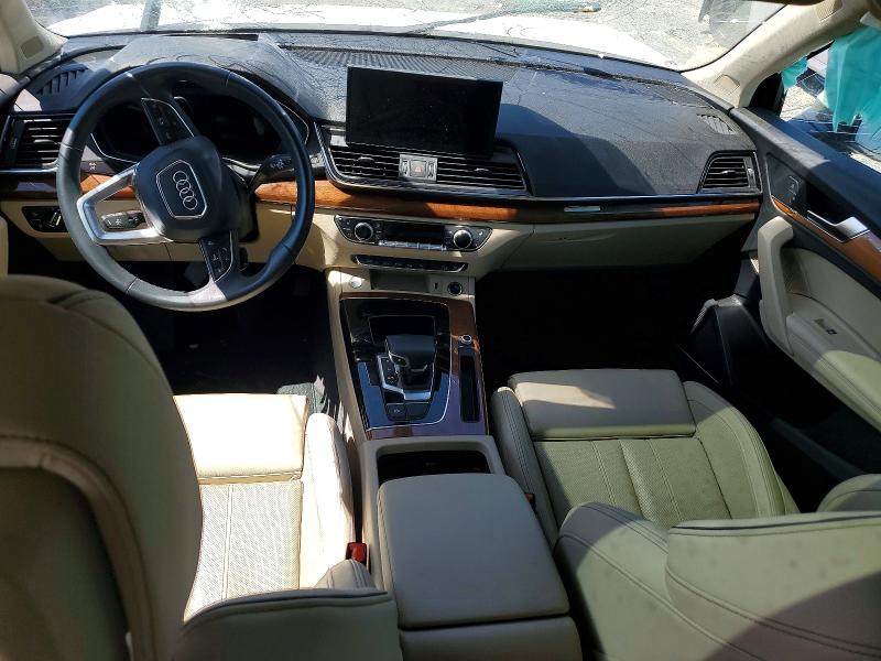 2021 Audi Q5 VIN WA1CAAFY8M2009059 COPART salvage auction — FRONT END, CA - SALVAGE CERTIFICATE, sold $4,450 on 2026-07-21 (photo 8)