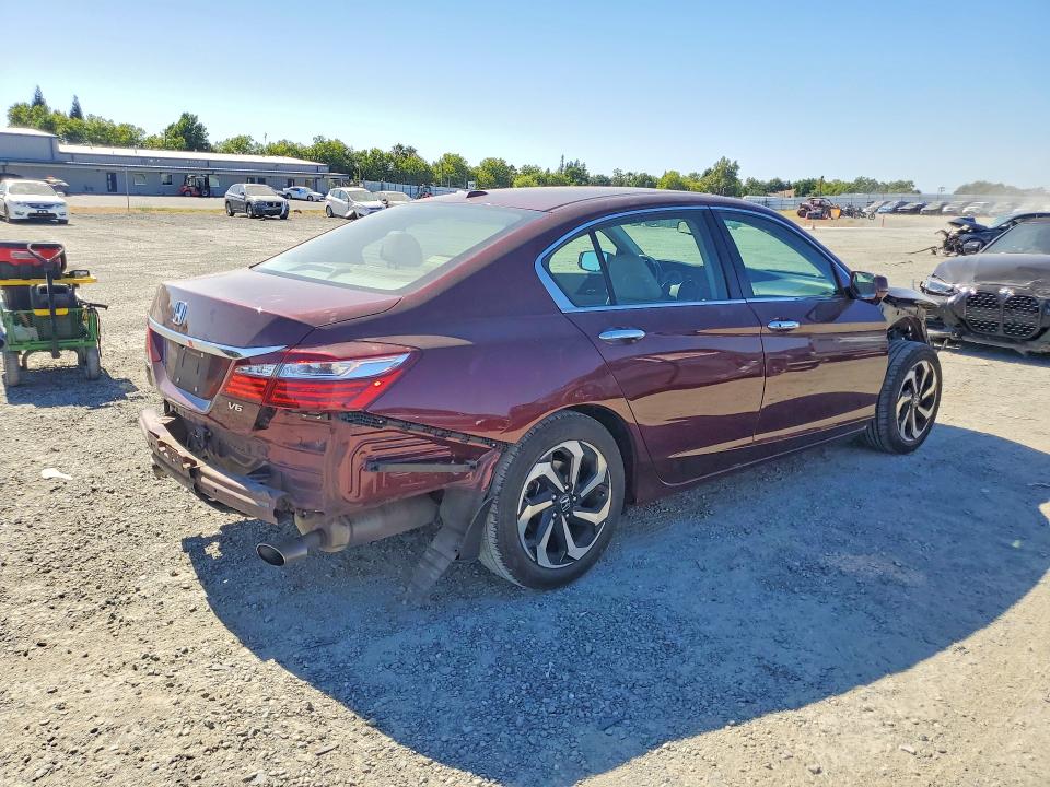 2017 Honda Accord VIN 1HGCR3F82HA004043 COPART salvage auction — FRONT END, Ca - Salvage Certificate, sold $3,550 on 2026-07-02 (photo 3)