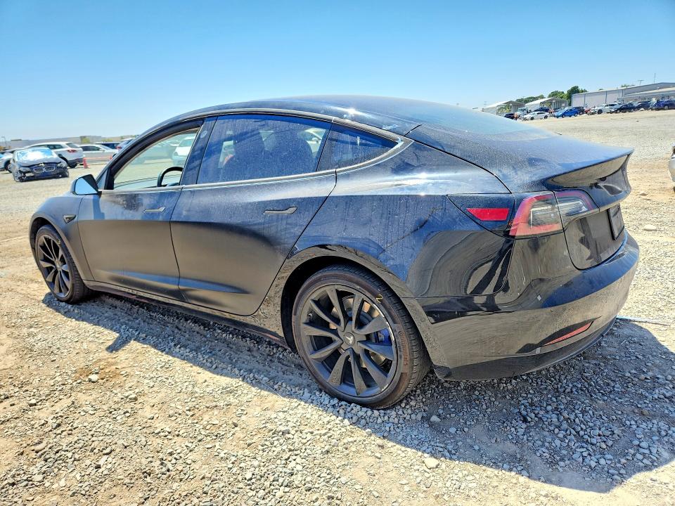 2018 Tesla VIN 5YJ3E1EA6JF092756 COPART salvage auction — SIDE, Ca - Salvage Certificate, sold $3,650 on 2026-07-07 (photo 2)