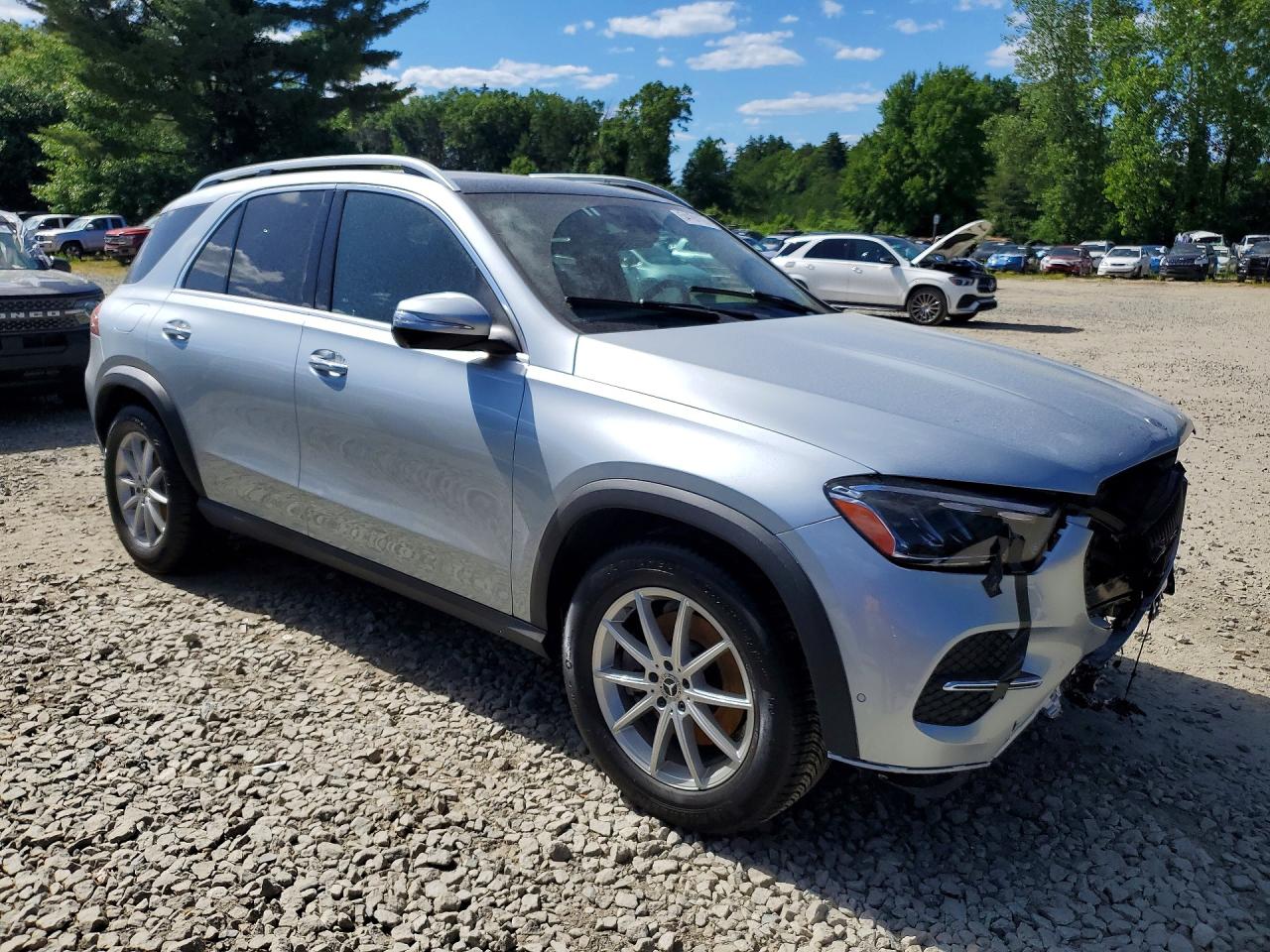 2025 Mercedes-Benz GLE-Class VIN 4JGFB4FB4SB467400 COPART salvage auction — Front End, NJ - CERTIFICATE OF TITLE, sold $30,750 on 2026-07-01 (photo 4)