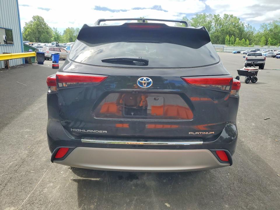 2021 Toyota VIN 5TDEBRCH3MS050741 COPART salvage auction — FRONT END, Or - Salvage Title Certificate, sold $18,700 on 2026-07-22 (photo 6)