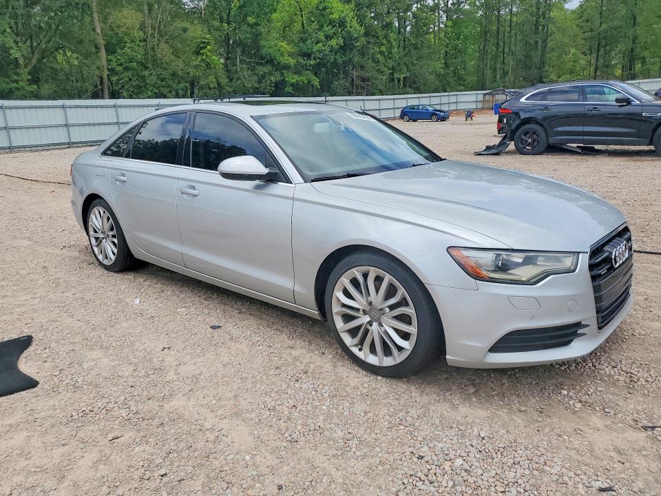 2013 Audi A6 VIN WAUGFAFC5DN032873 COPART salvage auction — MINOR DENT/SCRATCHES, Nc - Dealer Only Clean Title, sold $975 on 2026-07-24 (photo 4)