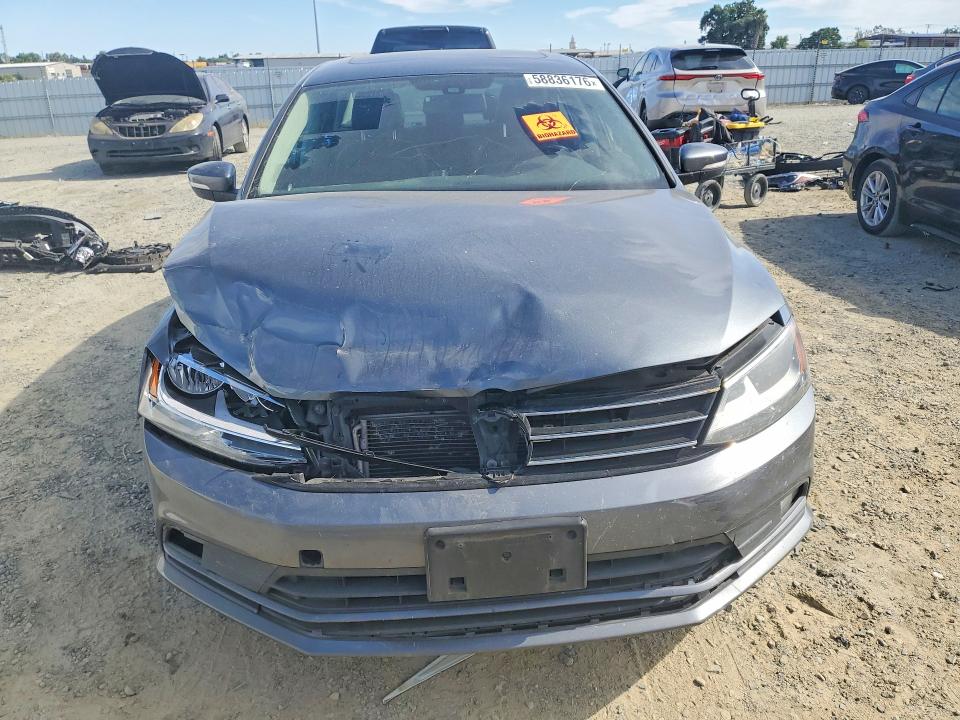 2016 Volkswagen Jetta VIN 3VWL17AJ3GM228427 COPART salvage auction — FRONT END, Ca - Salvage Certificate, sold $725 on 2026-07-09 (photo 5)