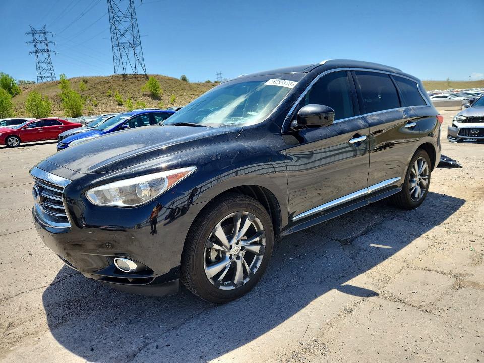 2013 Infiniti Jx VIN 5N1AL0MN8DC305182 COPART salvage auction — REAR END, Co - Certificate Of Title, sold $925 on 2026-07-20 (photo 1)