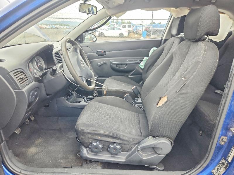 2007 Hyundai Accent VIN KMHCM36C87U038661 COPART salvage auction — SIDE, OR - SALVAGE TITLE CERTIFICATE, sold $200 on 2026-07-28 (photo 7)