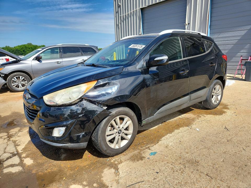 2013 Hyundai Tucson VIN KM8JU3AC6DU562966 COPART salvage auction — REAR END, Ms - Cert Of Title-Salvaged, sold $1,200 on 2026-07-09 (photo 1)