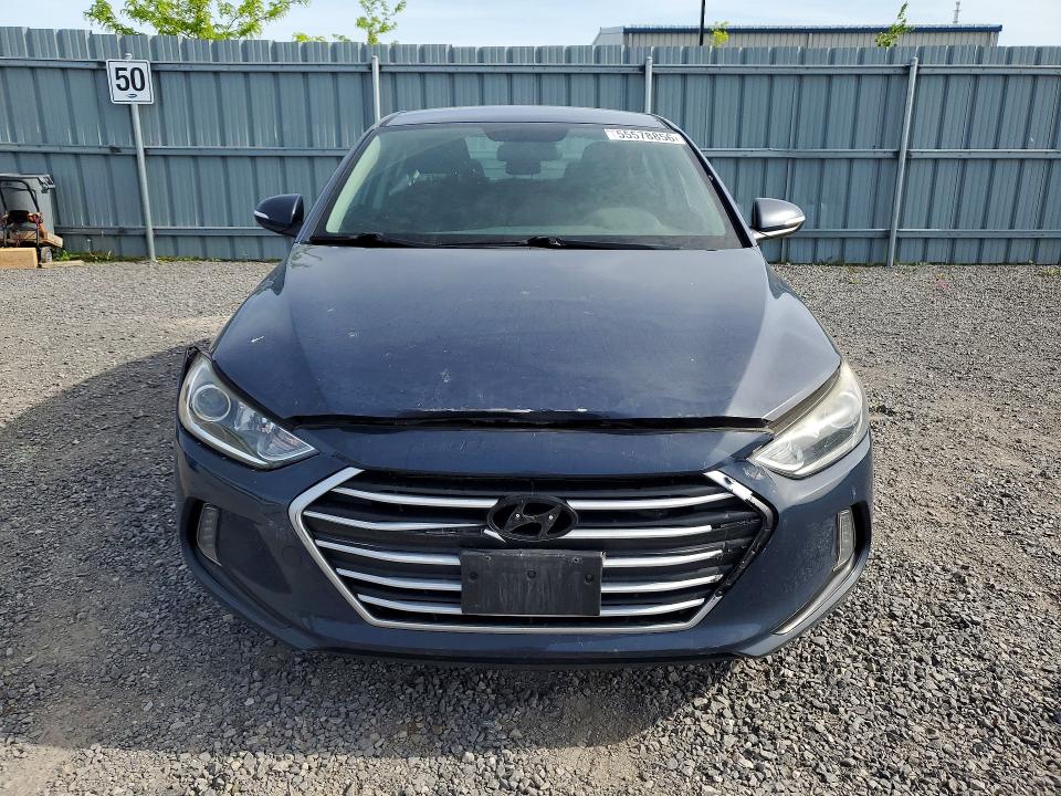 2017 Hyundai Elantra VIN KMHD84LF2HU129584 COPART salvage auction — FRONT END, On - Permit Salvage, sold $650 on 2026-07-21 (photo 5)