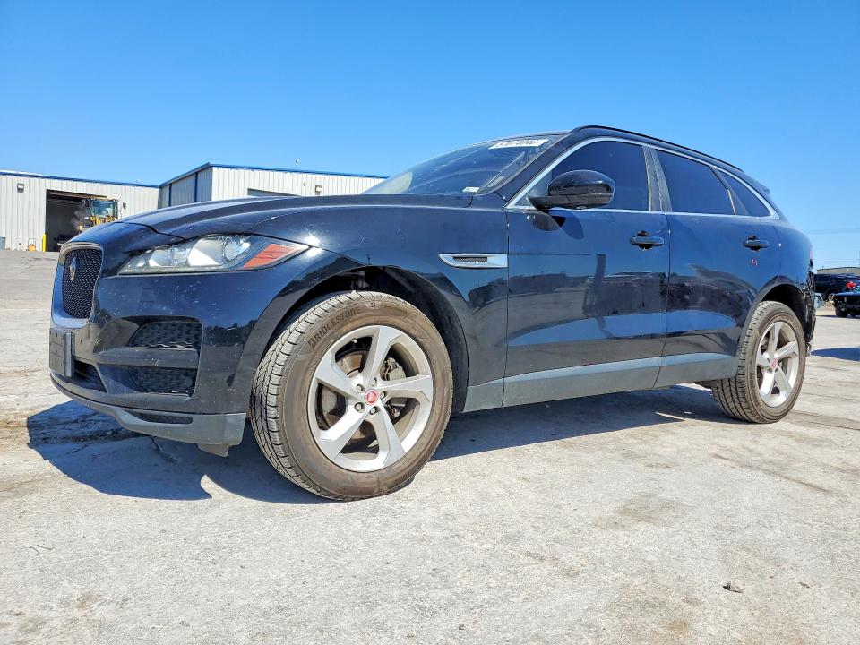 2019 Jaguar F-pace VIN SADCJ2FX4KA369696 COPART salvage auction — REAR END, Ok - Cert Of Title-Salvage, sold $3,100 on 2026-07-28 (photo 1)