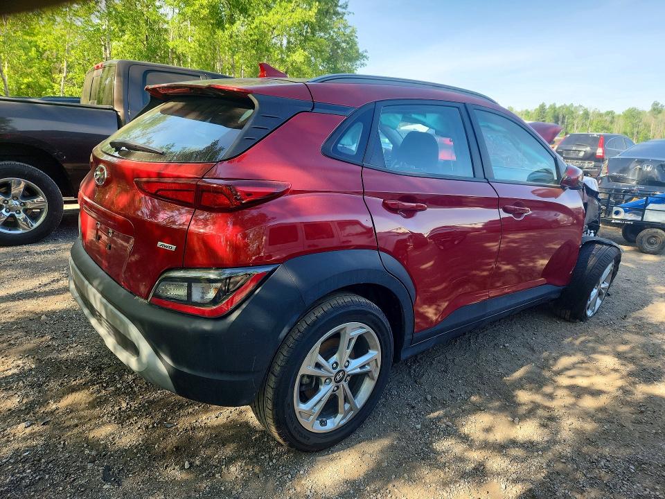 2023 Hyundai Kona VIN KM8K2CAB0PU933383 COPART salvage auction — FRONT END, On - Permit Salvage, sold $200 on 2026-07-28 (photo 3)
