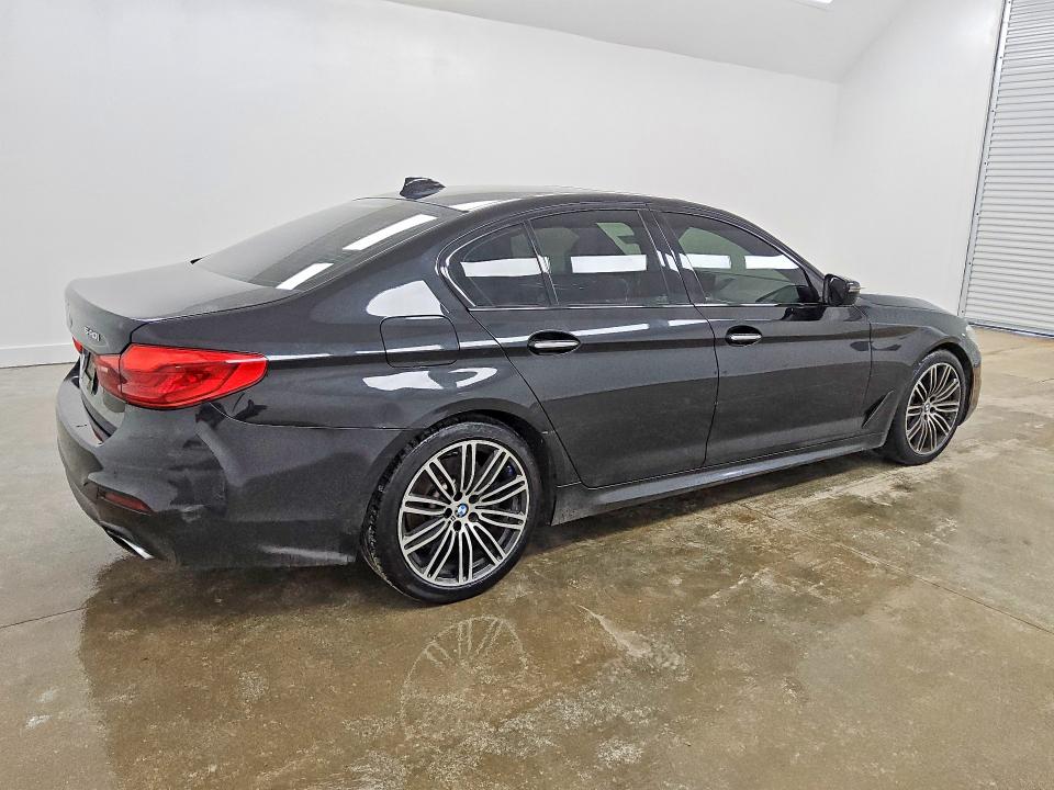 2018 BMW 5 series VIN WBAJE5C51JWA96763 COPART salvage auction — MINOR DENT/SCRATCHES, Ga - Certificate Of Title, sold $8,100 on 2026-08-11 (photo 3)
