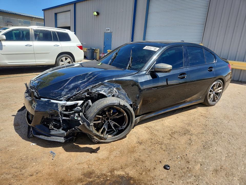 2021 BMW M3 VIN 3MW5U9J00M8C01161 — COPART salvage auction photo