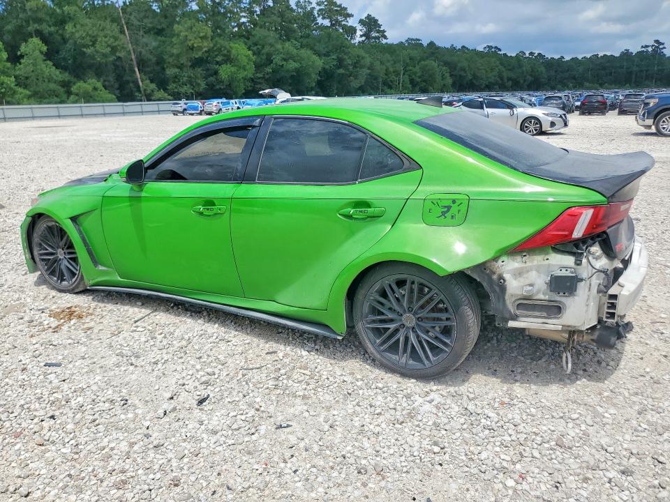 2014 Lexus Is 350 VIN JTHBE1D22E5013515 COPART salvage auction — REAR END, Tx - Certificate Of Title, sold $150 on 2026-07-24 (photo 2)