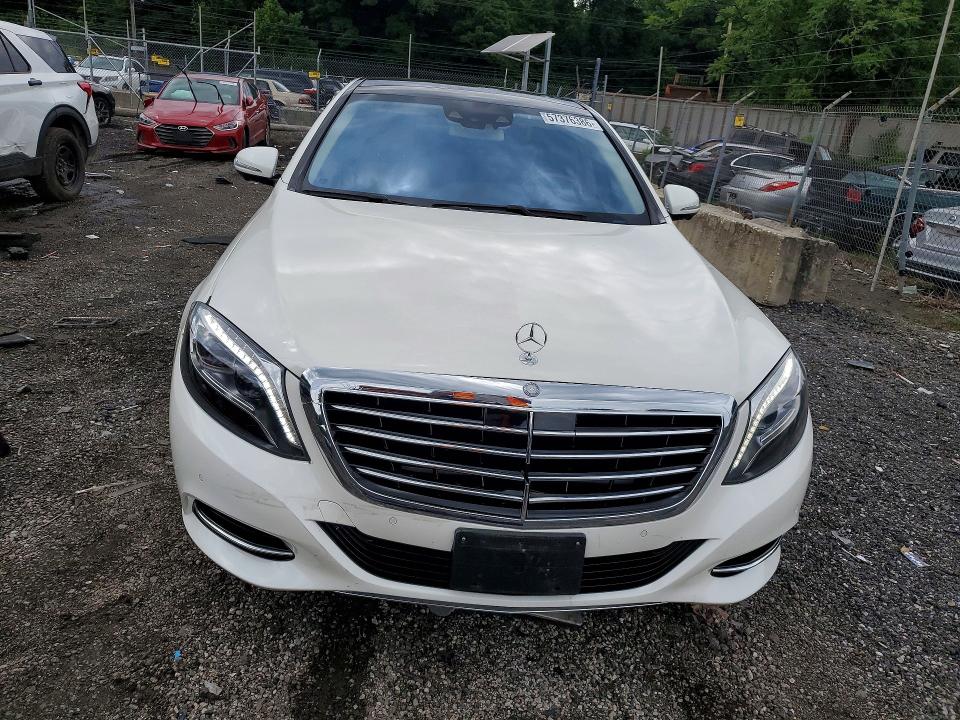 2016 Mercedes-benz S-klasse VIN WDDUG8FB1GA244917 COPART salvage auction — REAR END, Md - Cert Of Salvage > 75% Damage, sold $1,700 on 2026-08-18 (photo 5)