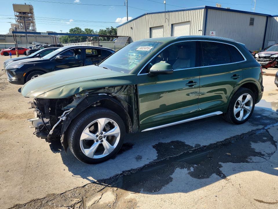 2022 Audi Q5 VIN WA1EAAFY5N2043096 COPART salvage auction — SIDE, La - Cert Of Title-Salvage, sold $7,800 on 2026-07-22 (photo 1)