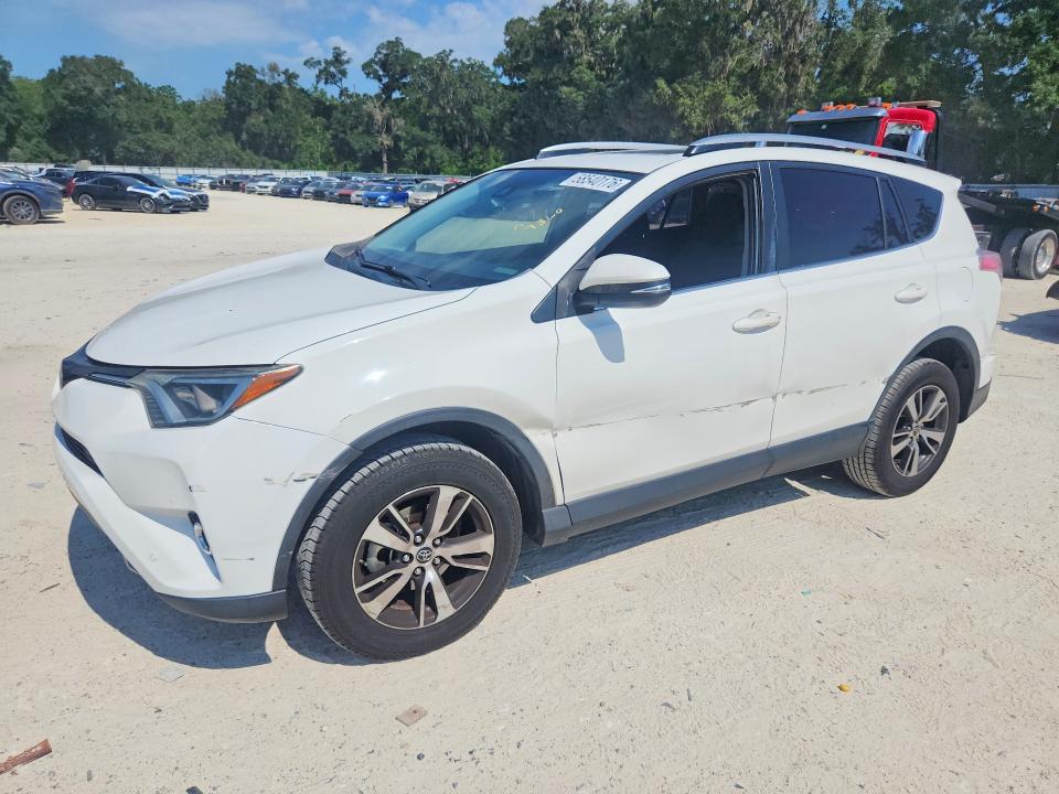 2017 Toyota Rav 4 VIN JTMWFREV8HJ708018 COPART salvage auction — FRONT END, Fl - Cert Of Title Slvg Rebuildable, sold $7,000 on 2026-07-07 (photo 1)