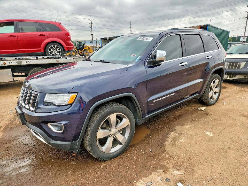 2015 Jeep VIN 1C4RJFBG3FC628806 COPART salvage auction — HAIL, Co - Certificate Of Title, sold $6,600 on 2026-07-29 (photo 1)