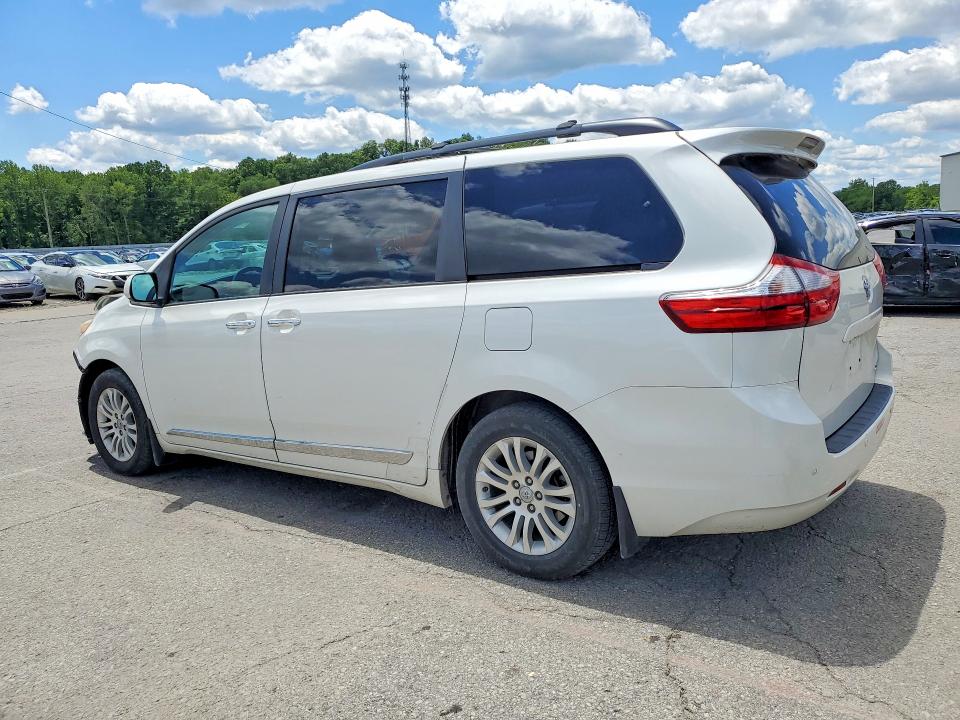 2017 Toyota Sienna VIN 5TDYZ3DC7HS849615 COPART salvage auction — FRONT END, In - Cert Of Title-Salvage Title, sold $300 on 2026-07-30 (photo 2)