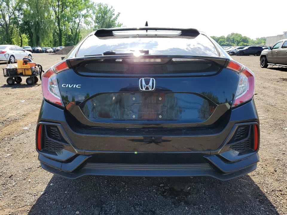 2020 Honda Civic VIN SHHFK7H31LU406207 COPART salvage auction — SIDE, CT - CERT OF TITLE-SALVAGE, sold $1,100 on 2026-07-24 (photo 6)