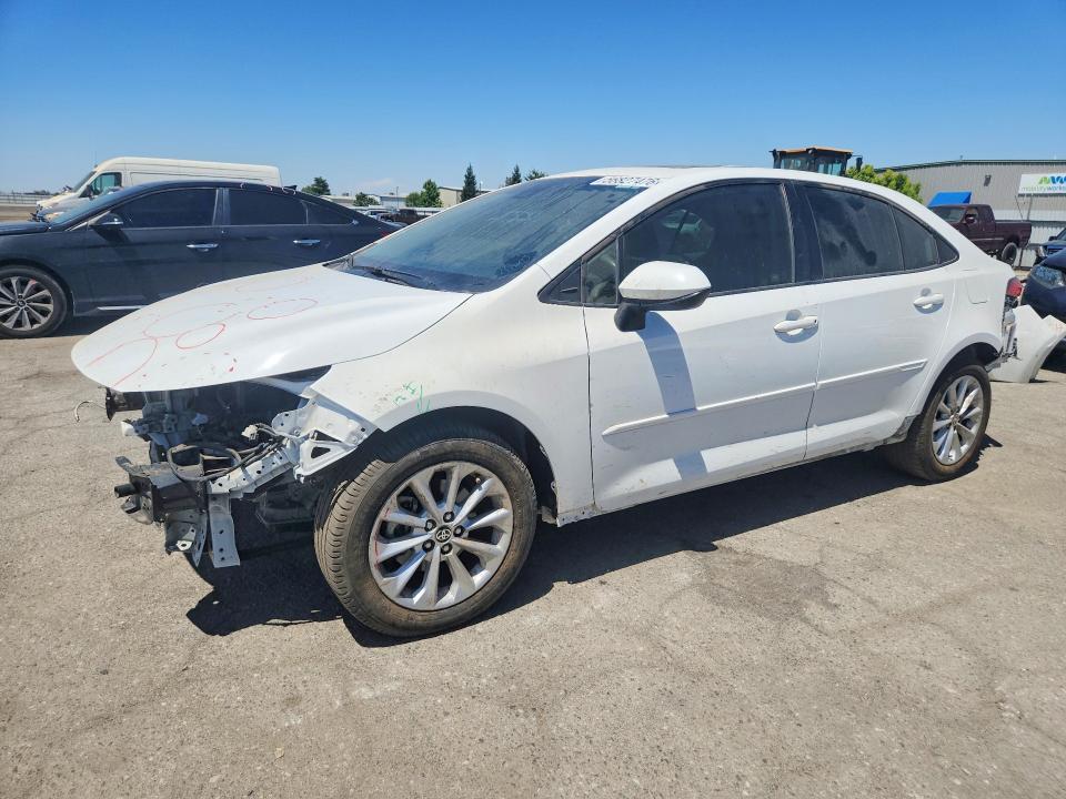2020 Toyota Corolla VIN JTDHPRAE7LJ005367 COPART salvage auction — FRONT END, Ca - Salvage Certificate, sold $3,650 on 2026-07-10 (photo 1)