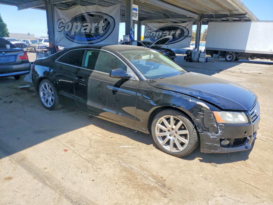 2011 Audi A5 VIN WAUCFAFRXBA073927 COPART salvage auction — SIDE, CA - SALVAGE CERTIFICATE, sold $350 on 2026-07-16 (photo 4)