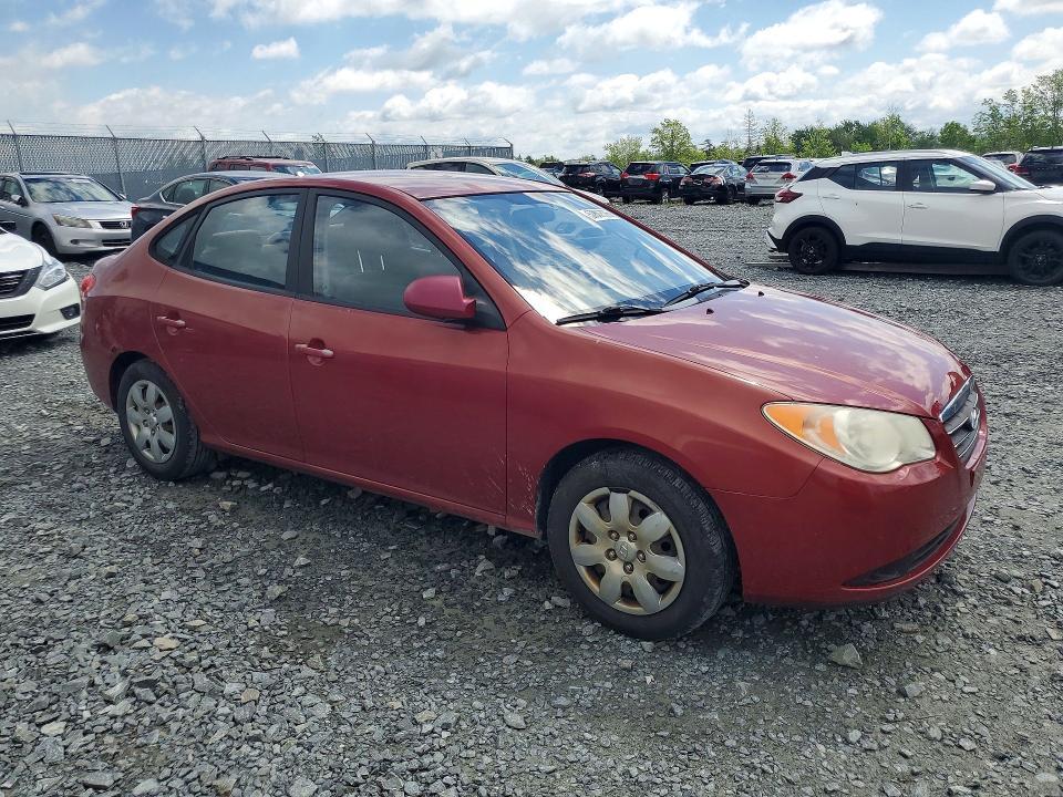 2009 Hyundai Elantra VIN KMHDU45D59U780698 COPART salvage auction — REAR END, Ns - Salvage Title, sold $400 on 2026-07-09 (photo 4)