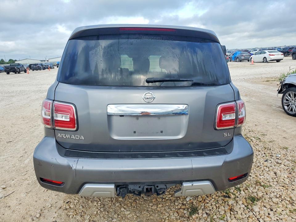 2017 Nissan Armada VIN JN8AY2ND5H9004450 COPART salvage auction — FRONT END, Tx - Certificate Of Title, sold $1,150 on 2026-07-07 (photo 6)