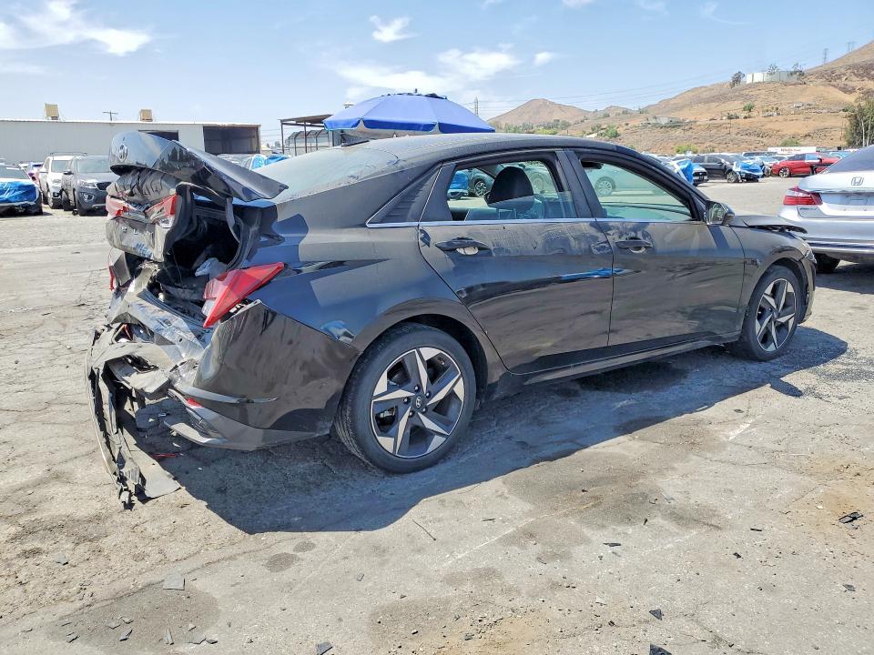 2023 Hyundai Elantra VIN KMHLN4AJXPU084209 COPART salvage auction — REAR END, Ca - Salvage Certificate, sold $3,400 on 2026-07-13 (photo 3)