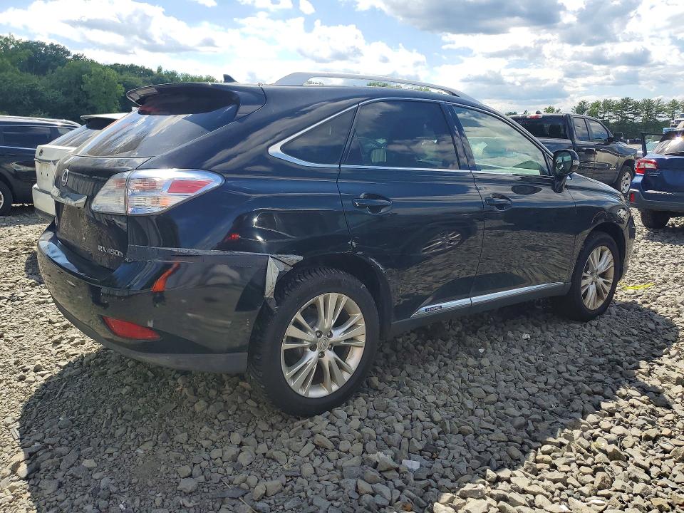 2010 Lexus Rx 450h VIN JTJBC1BA9A2004336 COPART salvage auction — MINOR DENT/SCRATCHES, Nj - Cert Of Title-Salvage, sold $1,900 on 2026-07-29 (photo 3)
