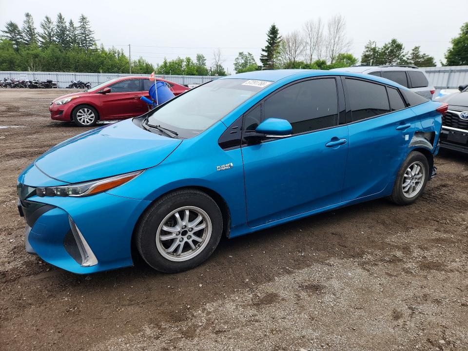 2020 Toyota Prius VIN JTDKARFP7L3124283 COPART salvage auction — REAR END, On - Permit Salvage, sold $5,300 on 2026-07-07 (photo 1)
