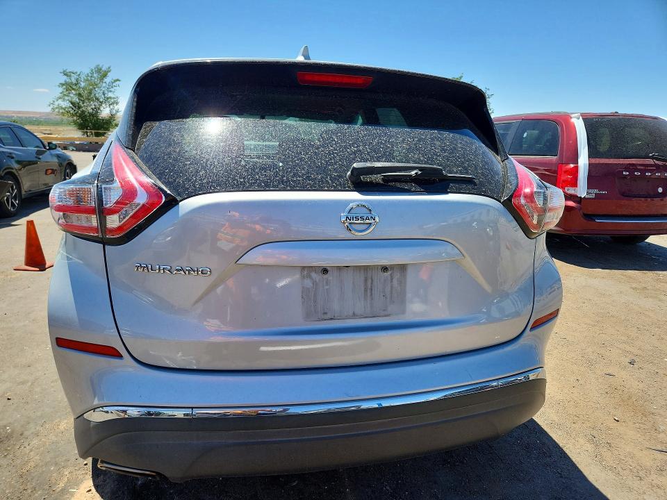 2017 Nissan Murano VIN 5N1AZ2MG8HN134133 COPART salvage auction — MINOR DENT/SCRATCHES, Nm - Certificate Of Title, sold $2,550 on 2026-07-02 (photo 6)