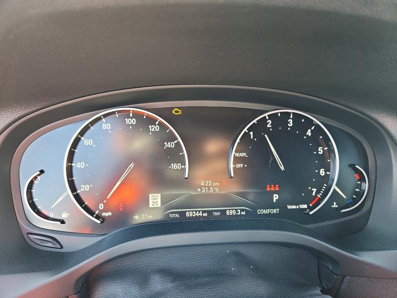 2020 BMW VIN 5UXTY3C04L9C87475 COPART salvage auction — SIDE, CA - SALVAGE CERTIFICATE, sold $8,000 on 2026-07-29 (photo 9)