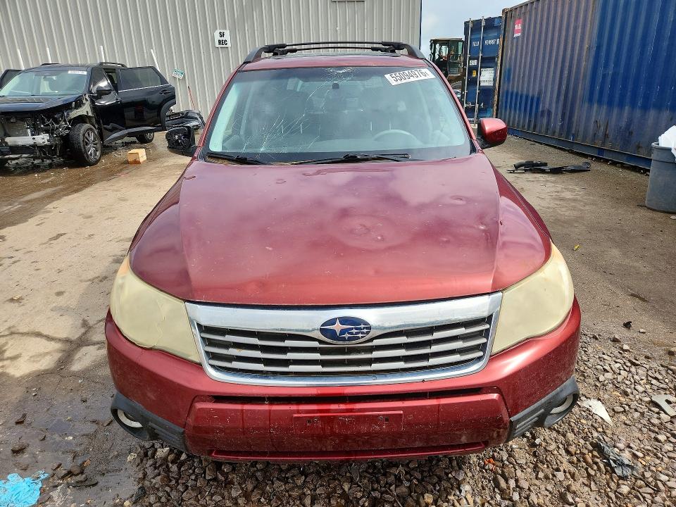 2010 Subaru Forester VIN JF2SH6DC6AH722442 COPART salvage auction — HAIL, Wi - Junked Vehicle Bill Of Sale, sold $725 on 2026-07-20 (photo 5)