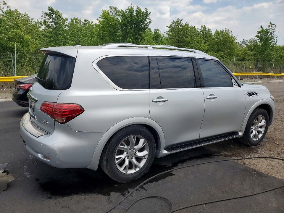 2011 Infiniti Qx56 VIN JN8AZ2NC8B9301143 COPART salvage auction — MINOR DENT/SCRATCHES, Va - Certificate Of Title, sold $950 on 2026-07-02 (photo 3)
