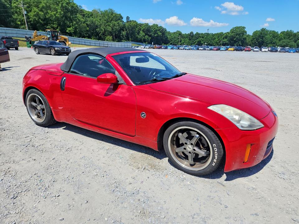 2006 Nissan 350z VIN JN1AZ36A66M453670 COPART salvage auction — SIDE, Nc - Salvage Certificate Of Title, sold $925 on 2026-07-22 (photo 4)