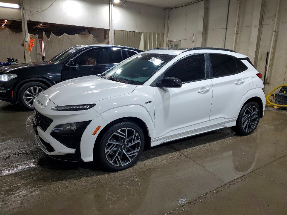 2023 Hyundai Kona VIN KM8K3CA33PU943332 COPART salvage auction — SIDE, Tn - Salvage Certificate, sold $225 on 2026-07-21 (photo 1)
