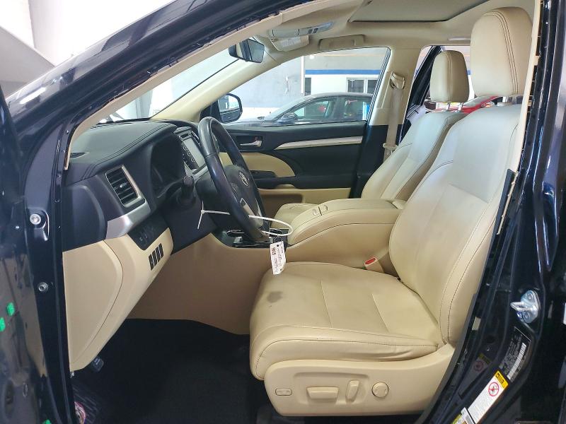 2019 Toyota Highlander VIN 5TDJZRFH9KS571711 COPART salvage auction — SIDE, Va - Cert Of Title - Salvage, sold $7,200 on 2026-07-10 (photo 7)