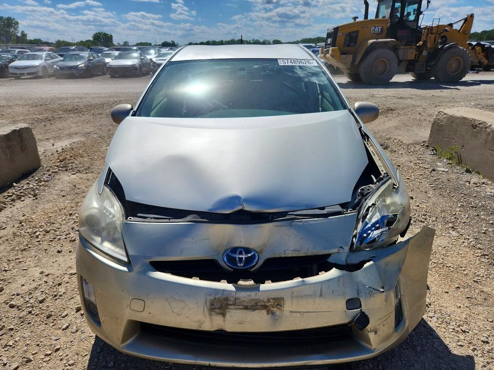 2010 Toyota Prius VIN JTDKN3DU4A0052144 COPART salvage auction — FRONT END, MO - SALVAGE CERTIFICATE OF TITLE, sold $700 on 2026-07-28 (photo 5)