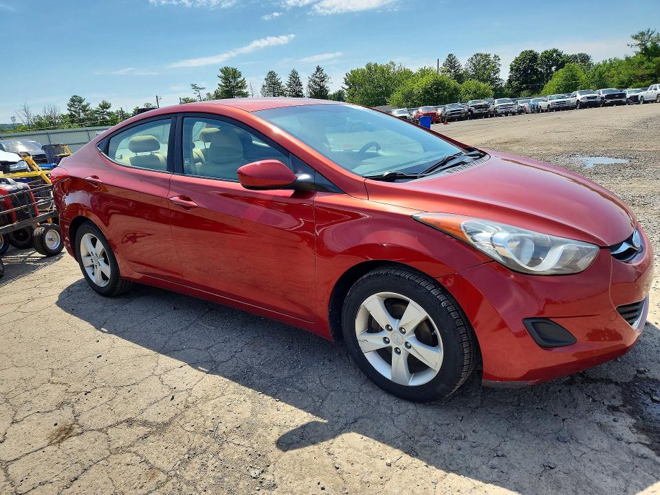 2011 Hyundai Elantra VIN KMHDH4AE8BU103363 COPART salvage auction — REAR END, PA - CERTIFICATE OF SALVAGE, sold $900 on 2026-07-02 (photo 4)