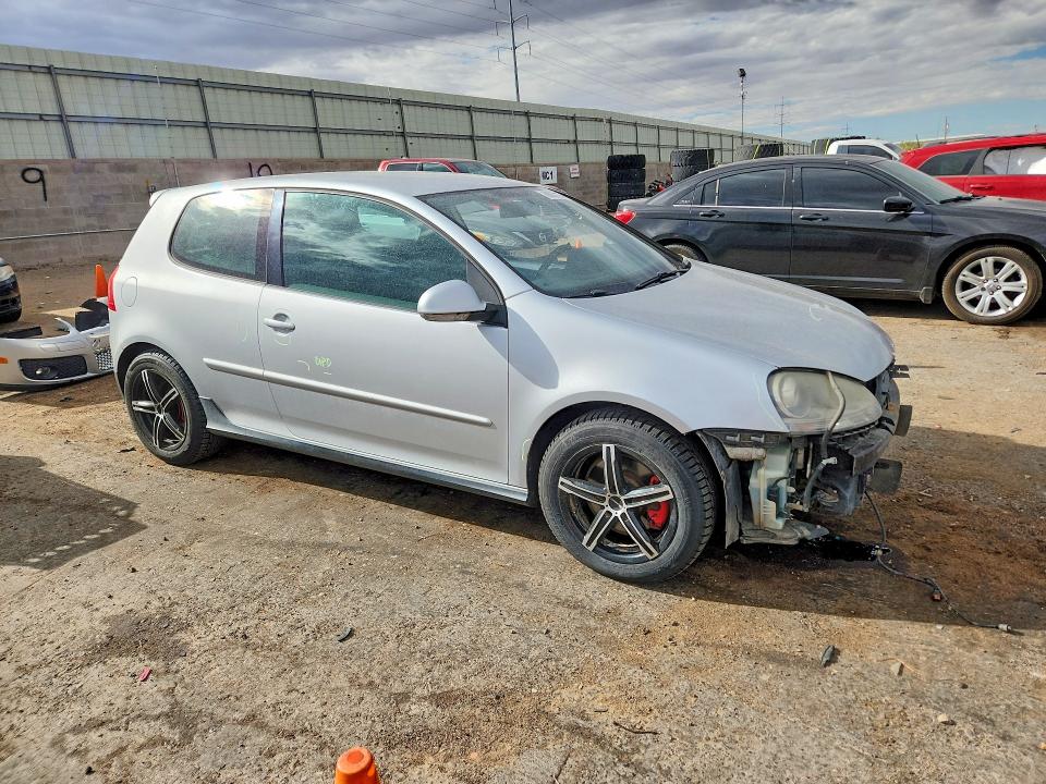 2007 Volkswagen Gti VIN WVWEV71K17W009751 COPART salvage auction — FRONT END, Nm - Cert Of Title-Salvage, sold $850 on 2026-07-09 (photo 4)