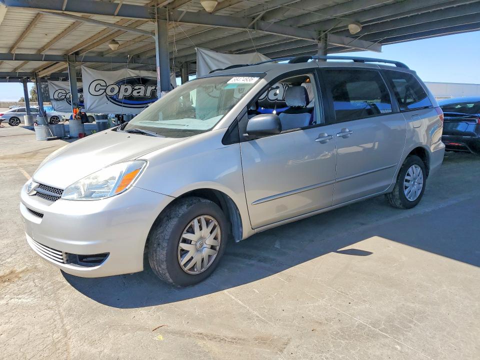 2004 Toyota Sienna VIN 5TDZA23C84S184516 COPART salvage auction — SIDE, Ca - Salvage Certificate, sold $70 on 2026-07-21 (photo 1)