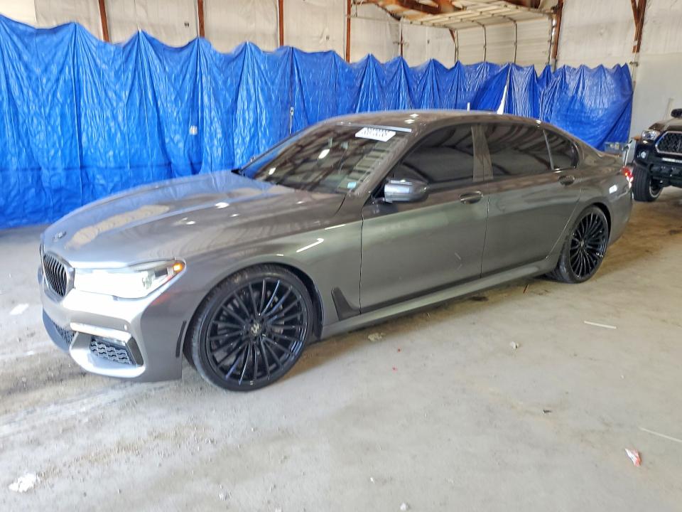 2016 BMW 7er VIN WBA7F2C59GG416790 COPART salvage auction — WATER/FLOOD, Ky - Cert Of Title-Salvage Water, sold $7,600 on 2026-08-17 (photo 1)