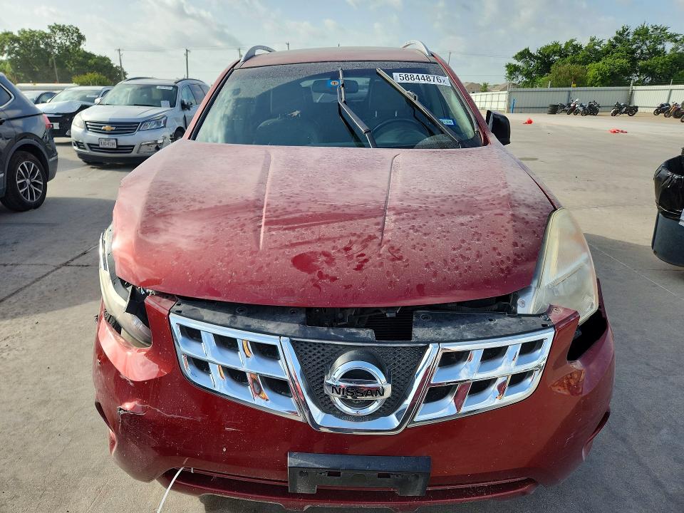 2013 Nissan Rogue VIN JN8AS5MT7DW001928 COPART salvage auction — FRONT END, Tx - Salvage Vehicle Title, sold $325 on 2026-07-13 (photo 5)