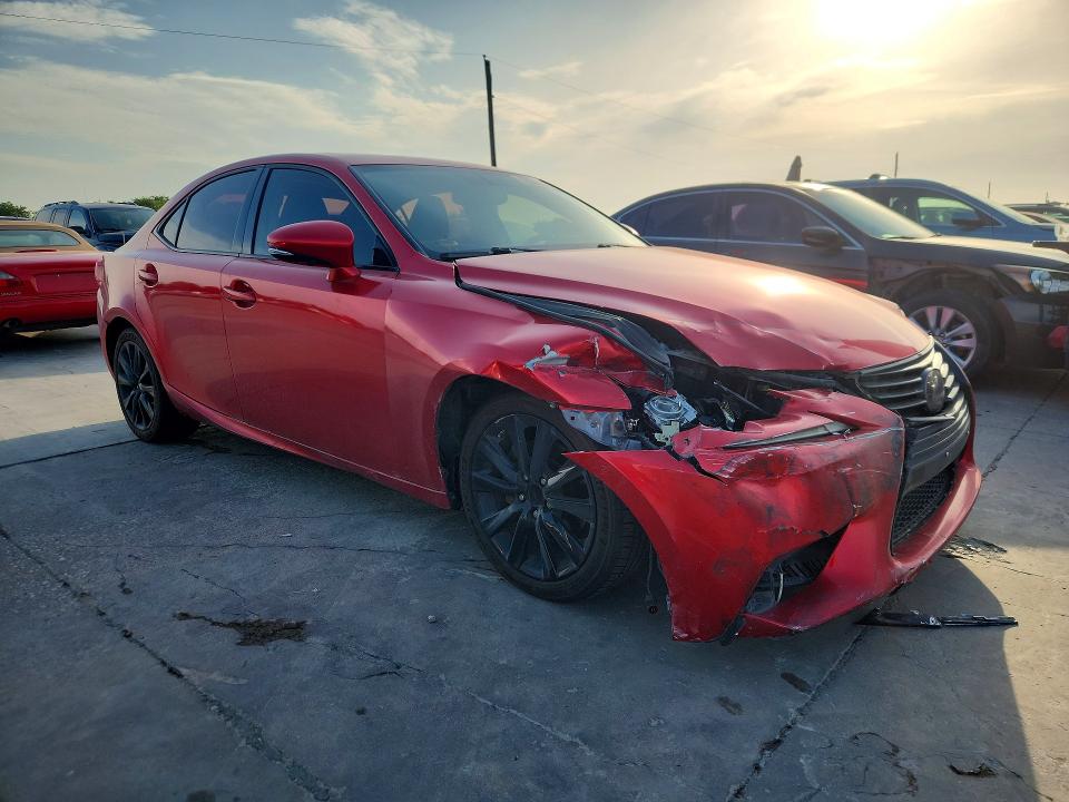 2014 Lexus Is VIN JTHBF1D24E5034833 COPART salvage auction — FRONT END, TX - SALVAGE VEHICLE TITLE (P), sold $3,500 on 2026-07-20 (photo 4)